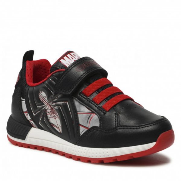 Sneakers Geox - J Alben B. D J269ED 05411 C0048 S Black/Red Sneakers Geox - J Alben B. D J269ED 05411 C0048 S Black/Red
