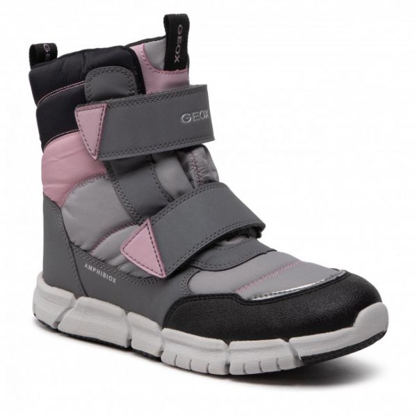 Stivali da neve Geox - J Flexyper G. B Abx B J16APB 0FU50 C0502 D Grey/Pink Stivali da neve Geox - J Flexyper G. B Abx B J16APB 0FU50 C0502 D Grey/Pink