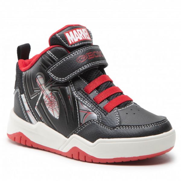 Sneakers Geox - J Perth B. C J267RC 05411 C0048 S Black/Red Sneakers Geox - J Perth B. C J267RC 05411 C0048 S Black/Red