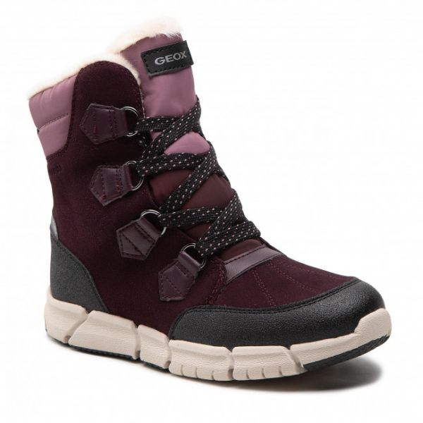 Stivali da neve Geox - J Flexyper G.B Abx A J16APA 022FU C7357 D Dk Burgundy Stivali da neve Geox - J Flexyper G.B Abx A J16APA 022FU C7357 D Dk Burgundy