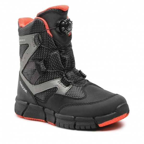 Stivali da neve Geox - J Flexyper B. B Abx D J269XD 0FU50 C0038 S Black/Orange Stivali da neve Geox - J Flexyper B. B Abx D J269XD 0FU50 C0038 S Black/Orange