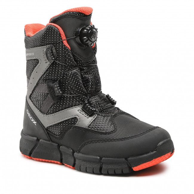 Stivali da neve Geox - J Flexyper B. B Abx D J269XD 0FU50 C0038 S Black/Orange