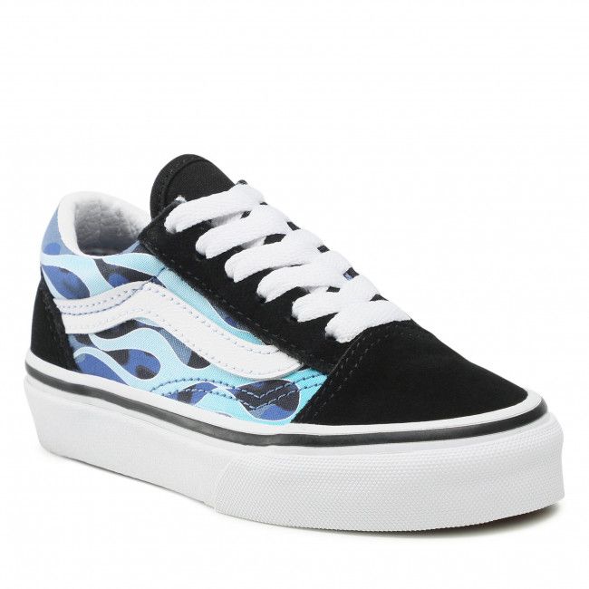 Scarpe sportive Vans - Old Skool VN0A7Q5FABW1 (Camo Flame) Blue/Ice Cam