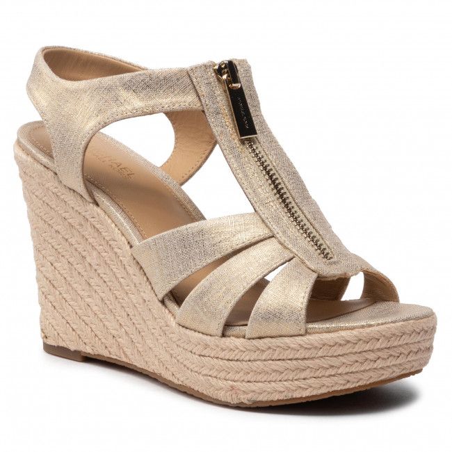 Espadrillas MICHAEL MICHAEL KORS - Berkley Wedge 40S9BRMS3D Pale Gold