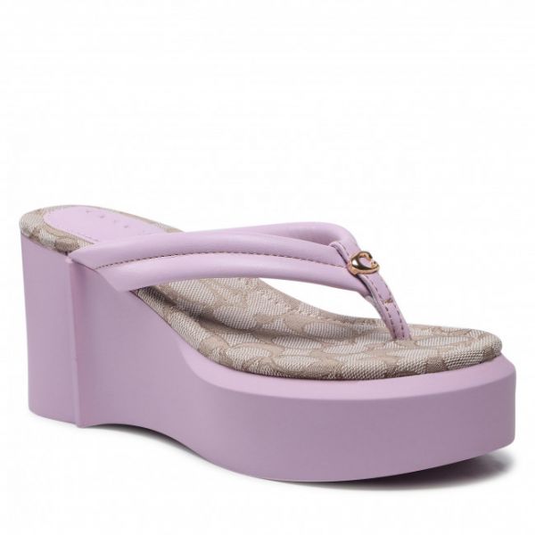 Infradito COACH - Franki Leather C2981 Violet