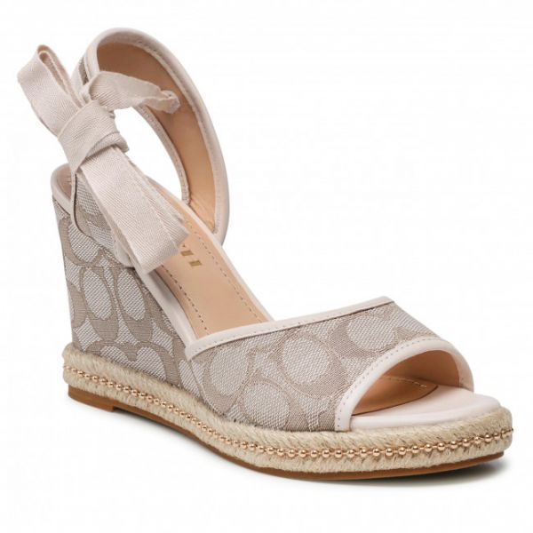Espadrillas COACH - Page Jacquard C8929 Stone/Chalk