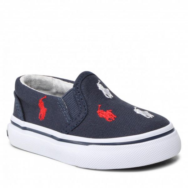 Scarpe sportive POLO RALPH LAUREN - Keaton Slip On RF103402 M Navy/Red/Wht Scarpe sportive POLO RALPH LAUREN - Keaton Slip On RF103402 M Navy/Red/Wht