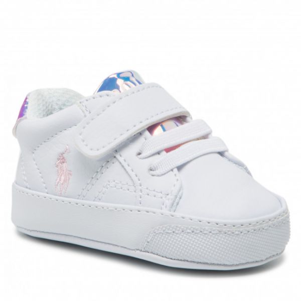 Sneakers Polo Ralph Lauren - Theron Iv Ps RL100654 White/Pink Sneakers Polo Ralph Lauren - Theron Iv Ps RL100654 White/Pink