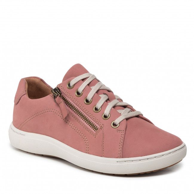 Sneakers CLARKS - Nalle Lace 261620734 Rose