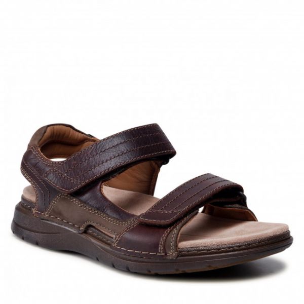 Sandali Clarks - Nature Trek 261591947 Mahogany Combi Sandali Clarks - Nature Trek 261591947 Mahogany Combi
