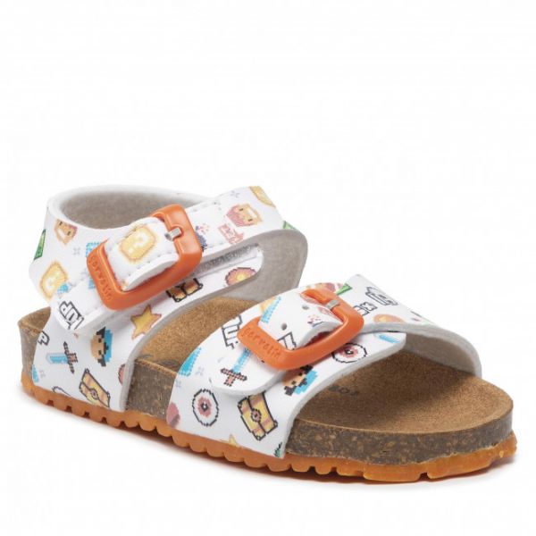 Sandali GARVALIN - 222662-B M Blanco Y Multicolor Sandali GARVALIN - 222662-B M Blanco Y Multicolor