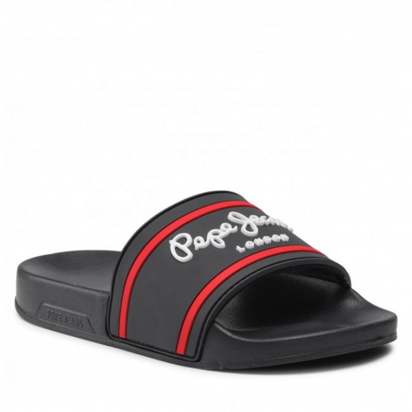 Ciabatte Pepe Jeans - Slider Logo Boys PBS70047 Navy 595 Ciabatte Pepe Jeans - Slider Logo Boys PBS70047 Navy 595