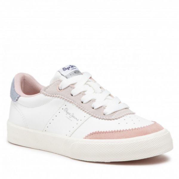 Sneakers Pepe Jeans - Kenton Feston Girl PGS30532 White 800 Sneakers Pepe Jeans - Kenton Feston Girl PGS30532 White 800