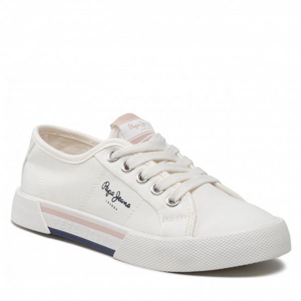 Scarpe sportive Pepe Jeans - Brady Girl Basic PGS30543 White 800 Scarpe sportive Pepe Jeans - Brady Girl Basic PGS30543 White 800