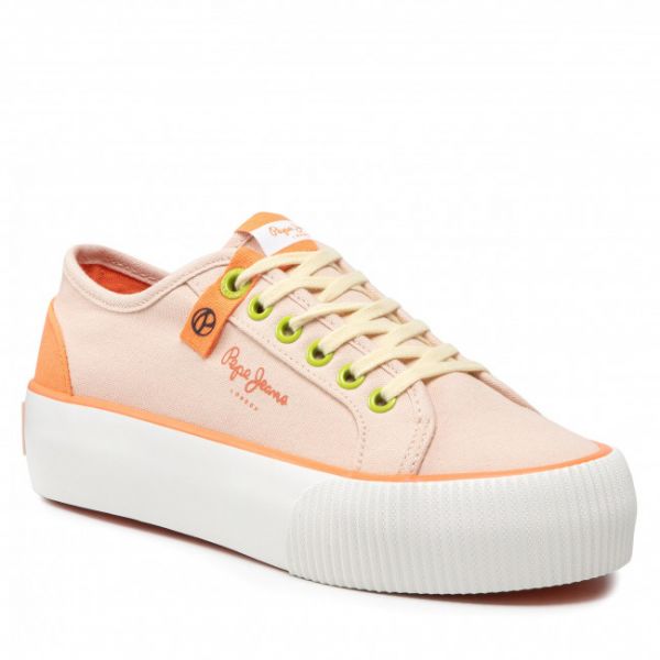 Sneakers PEPE JEANS - Ottis W Bass PLS31299 Pale Pink 300 Sneakers PEPE JEANS - Ottis W Bass PLS31299 Pale Pink 300
