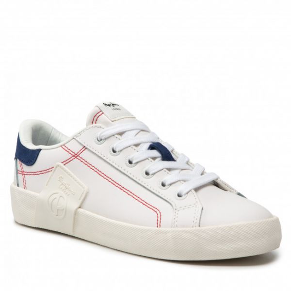 Sneakers PEPE JEANS - Kioto Tech PLS31302 White 800 Sneakers PEPE JEANS - Kioto Tech PLS31302 White 800
