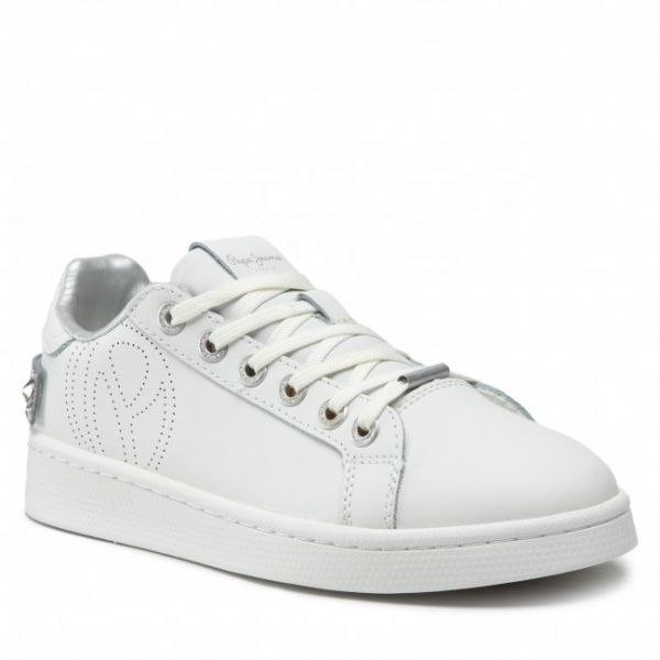 Sneakers PEPE JEANS - Milton Glam PLS31305 White 800 Sneakers PEPE JEANS - Milton Glam PLS31305 White 800