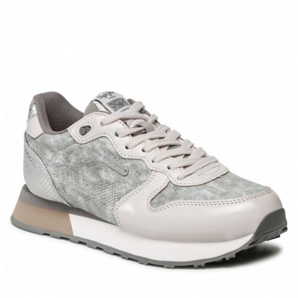 Sneakers PEPE JEANS - Dover Snake PLS31330 Grey Dawn 919 Sneakers PEPE JEANS - Dover Snake PLS31330 Grey Dawn 919