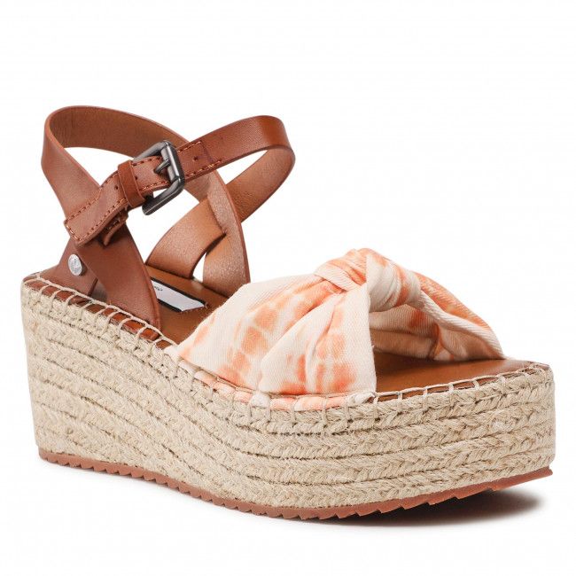 Espadrillas PEPE JEANS - Witney Knot PLS90553 Peach 118