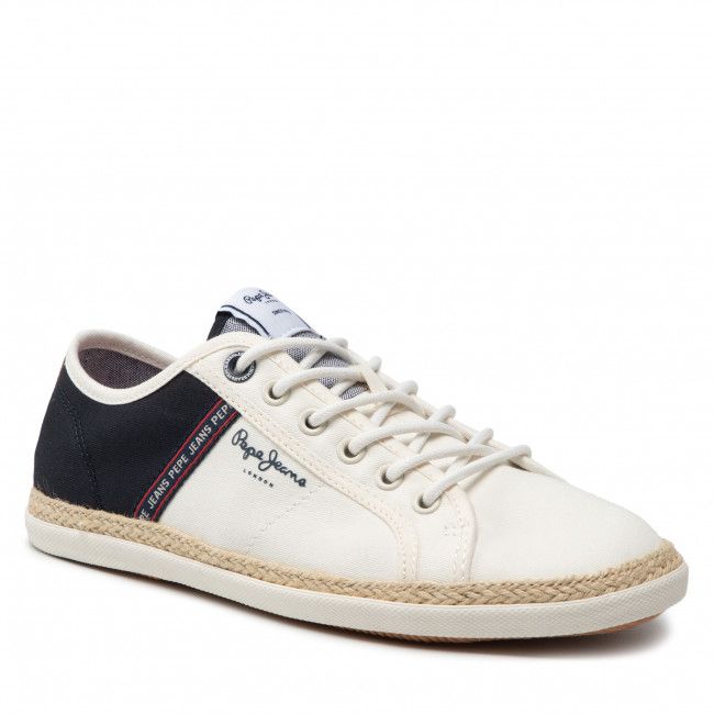 Espadrillas PEPE JEANS - Maui Tape Urban PMS10296 White 800