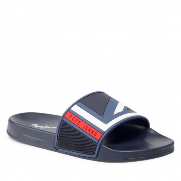 Ciabatte Pepe Jeans - Slider Flag PMS70107 Navy 595 Ciabatte Pepe Jeans - Slider Flag PMS70107 Navy 595