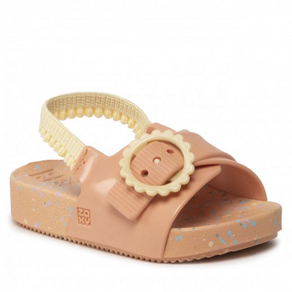Sandali Zaxy - Zaxynina Flor Slide Baby 18430 Beż 91151 J385025 Sandali Zaxy - Zaxynina Flor Slide Baby 18430 Beż 91151 J385025