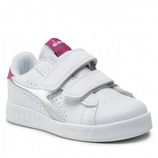 Sneakers Diadora - Game P Ps Girl 101.176601-C1639 White/Azalea Sneakers Diadora - Game P Ps Girl 101.176601-C1639 White/Azalea