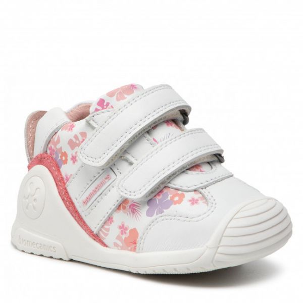 Sneakers Biomecanics - 222105 A Blanco Y Flores Sneakers Biomecanics - 222105 A Blanco Y Flores