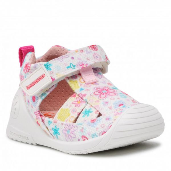 Sandali Biomecanics - 222172-B Blanco Y Flores Sandali Biomecanics - 222172-B Blanco Y Flores