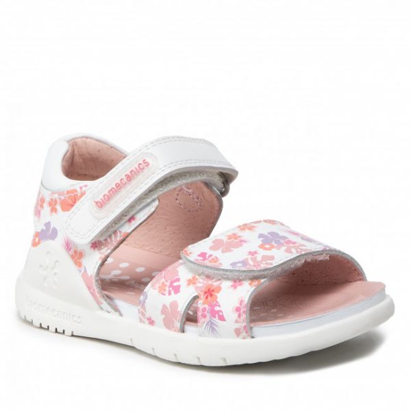 Sandali Biomecanics - 222205-A M Blanco Y/Flores Sandali Biomecanics - 222205-A M Blanco Y/Flores