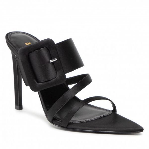 Ciabatte KAT MACONIE - Km-Penitas Black Satin Ciabatte KAT MACONIE - Km-Penitas Black Satin