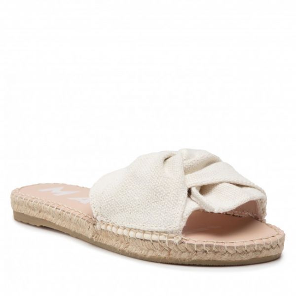 Ciabatte MANEBI - Sandals With Knot O 7.0 Jk White Organic Hemp