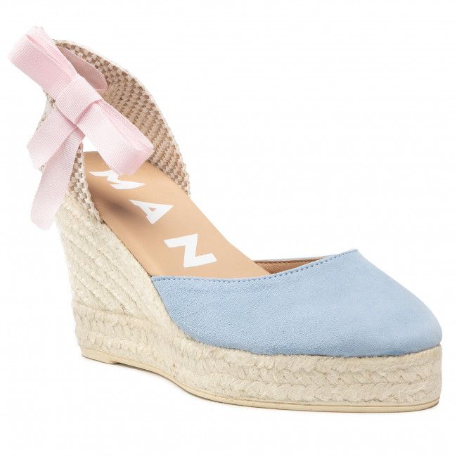 Espadrillas MANEBI - Wedge Valenciana R 0.5 WV Placid Blue