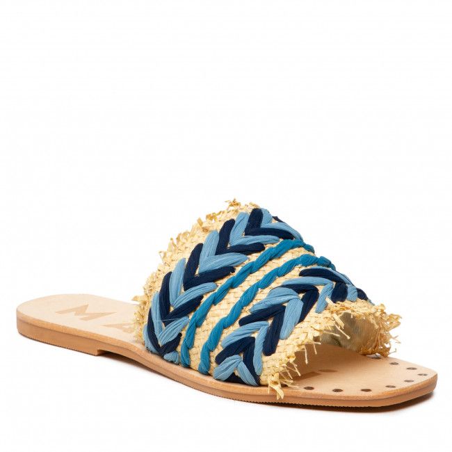 Ciabatte MANEBI - Leather Sandals S 1.4 Y0 Blue Pattern