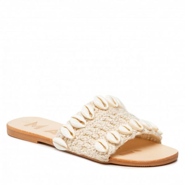 Ciabatte MANEBI - Leather Sandals S 2.8 Y0 Natural Shells &amp; Crochet