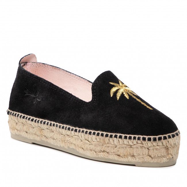 Espadrillas MANEBI - Slippers D T 0.3 D0 Black/Golden Palm