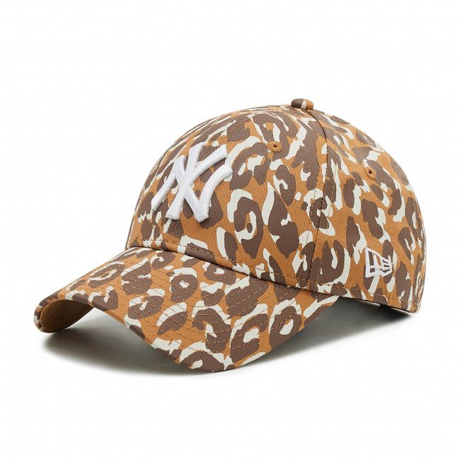 Cappellino New Era - New York Yankees Leopard Print 9Forty 60222377 Marrone