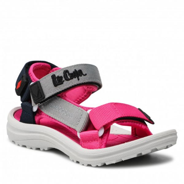 Sandali Lee Cooper - LCW-22-34-0956K Fuchsia/Grey Sandali Lee Cooper - LCW-22-34-0956K Fuchsia/Grey