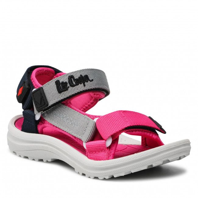 Sandali Lee Cooper - LCW-22-34-0956K Fuchsia/Grey