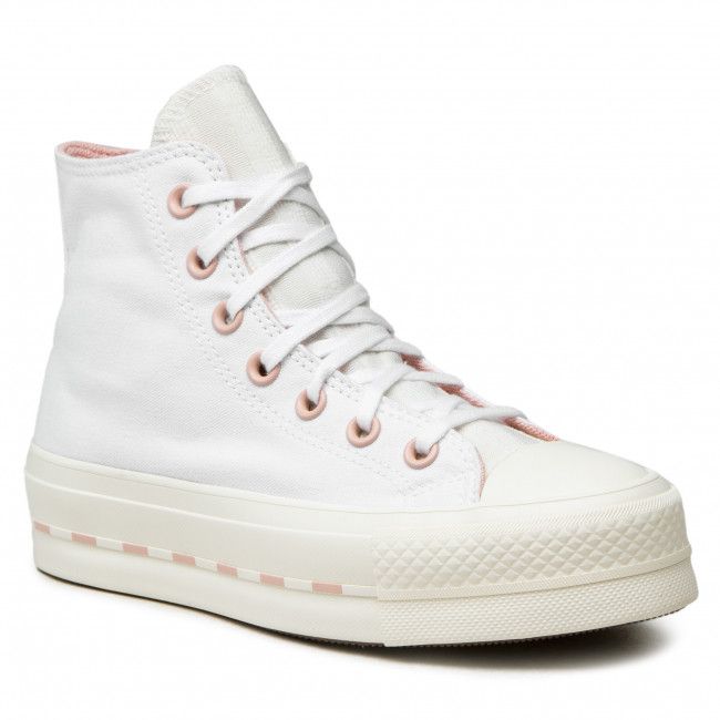 Scarpe da ginnastica Converse - Ctas Lift Hi 572709C White/Egret/Pink Clay