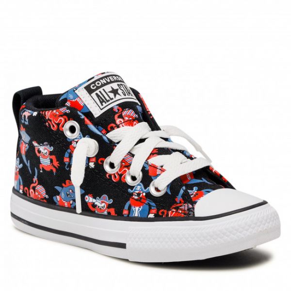 Scarpe da ginnastica Converse - Ctas Street Mid 672732C Black/Dk Marina Blue Scarpe da ginnastica Converse - Ctas Street Mid 672732C Black/Dk Marina Blue