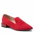Loafers SAGAN - 4721 Czerwony Welur