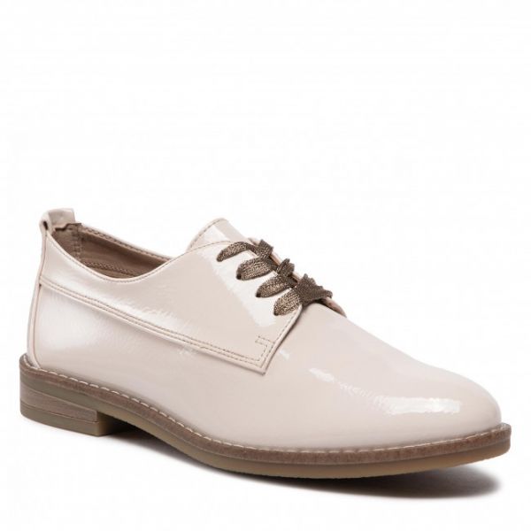 Oxfords TAMARIS - 1-23211-29 Cream Patent 451