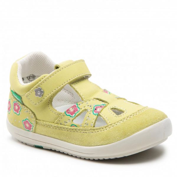 Sandali Kickers - Kiki 692388-10 S Jaune Flower 73 Sandali Kickers - Kiki 692388-10 S Jaune Flower 73