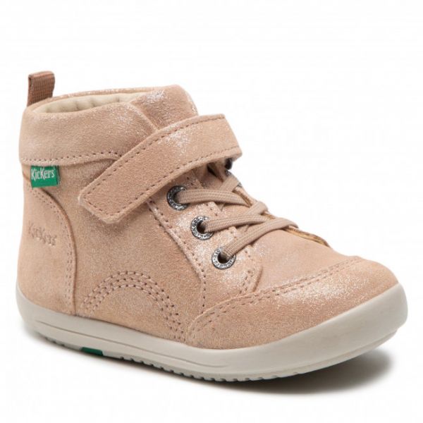 Polacchi Kickers - Kinoe 878671-10 S Rose Clair Metallsse Polacchi Kickers - Kinoe 878671-10 S Rose Clair Metallsse