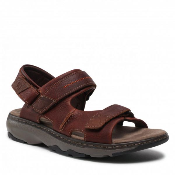 Sandali Clarks - Raffe Coast 261150787 Brown Leather Sandali Clarks - Raffe Coast 261150787 Brown Leather