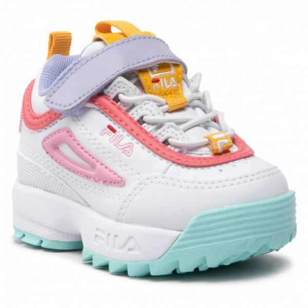 Sneakers FILA - Disruptor E Cb Tdl FFK0034.13068 White/Purple Heather Sneakers FILA - Disruptor E Cb Tdl FFK0034.13068 White/Purple Heather