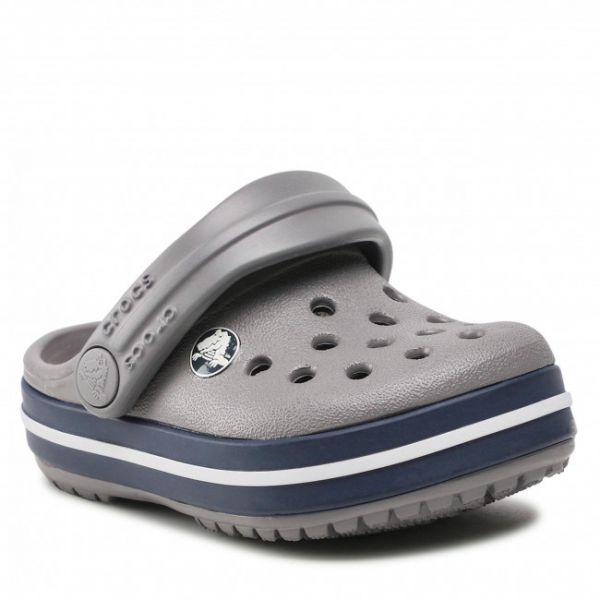 Ciabatte Crocs - Crocband Clog T 207005 Fumee/Blue Marine Ciabatte Crocs - Crocband Clog T 207005 Fumee/Blue Marine