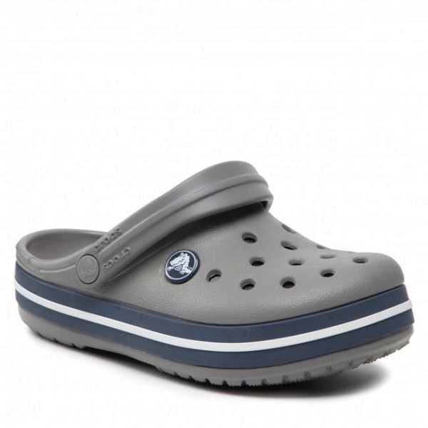 Ciabatte Crocs - Crocband Clog K 207006 Smoke/Navy Ciabatte Crocs - Crocband Clog K 207006 Smoke/Navy