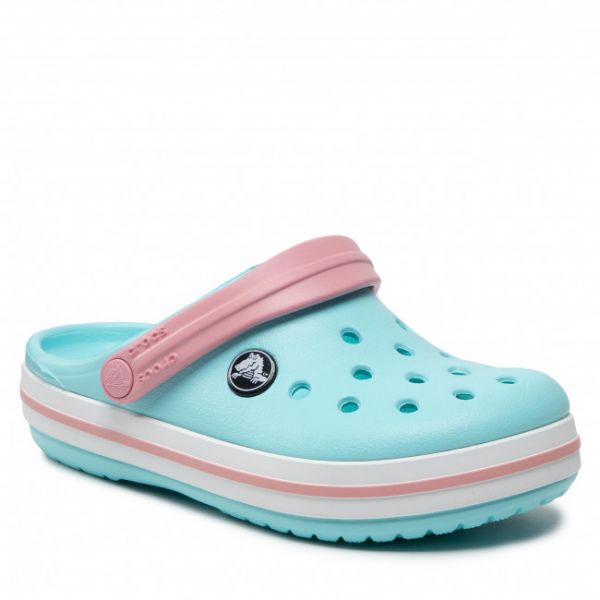 Ciabatte Crocs - Crocband Clog K 207006 Ice Blue/White Ciabatte Crocs - Crocband Clog K 207006 Ice Blue/White